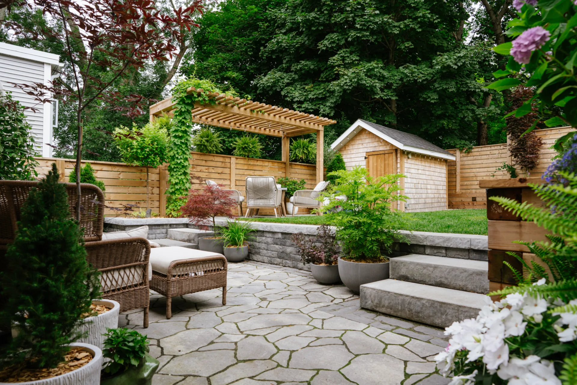 Dreamy backyard landscape design